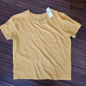 LOFT Mustard Short Sleeve Tee